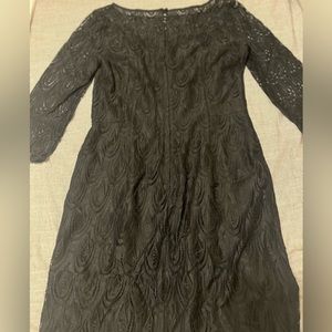 Black lace dress